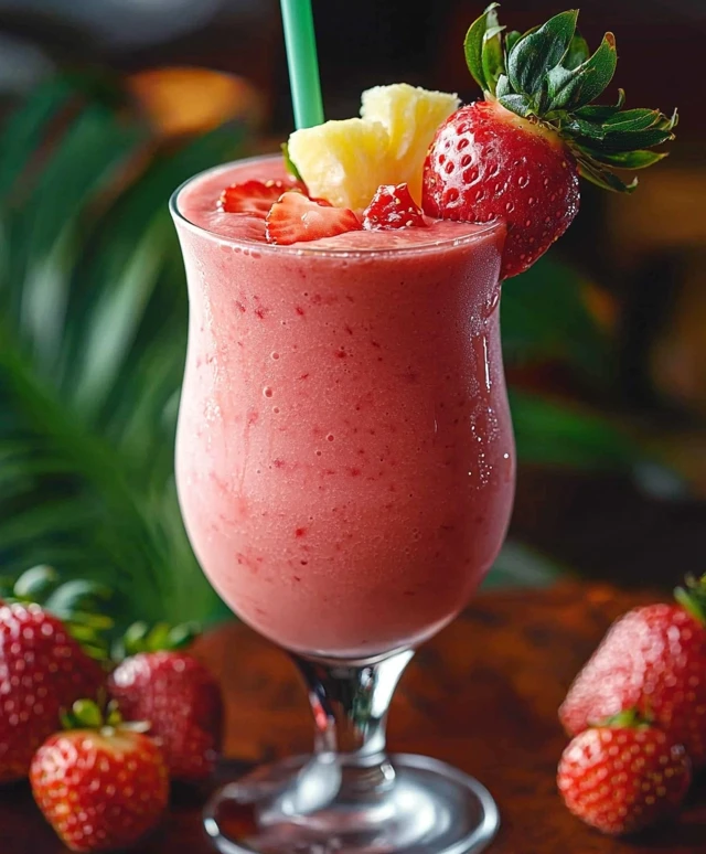 Strawberry Piña Colada Smoothie