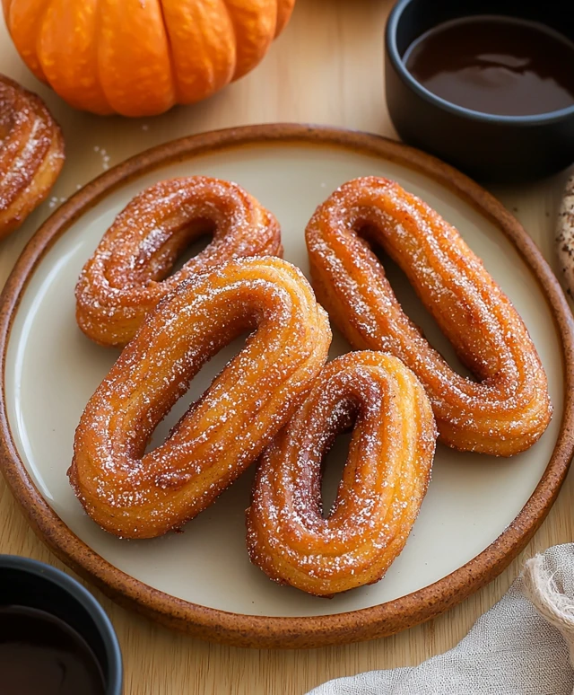 Pumpkin Churros Dessert