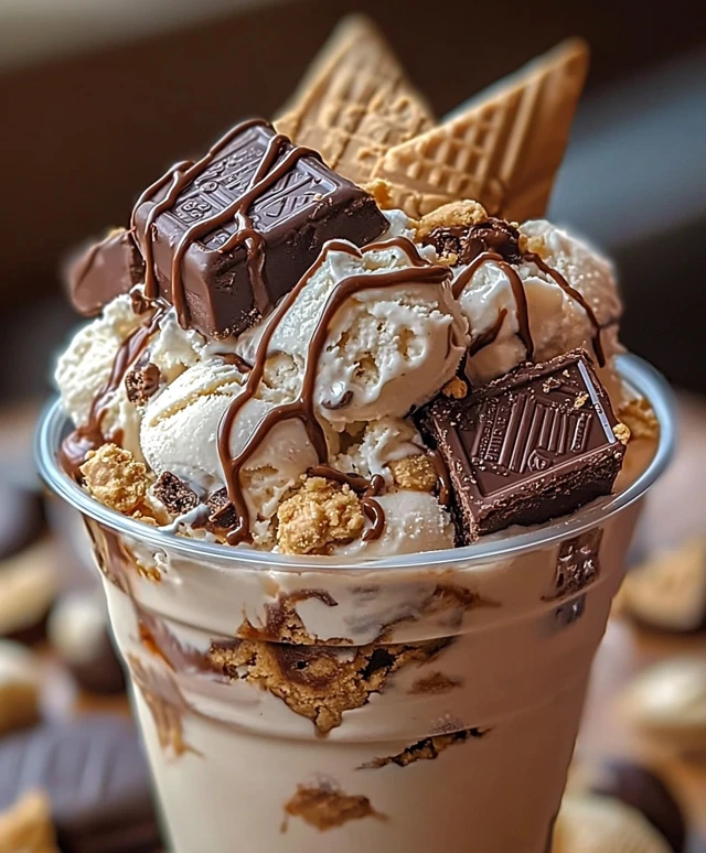 Snickers Reese's Cookie Dough Ice Cream