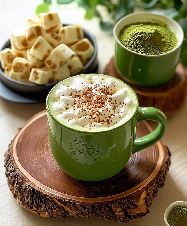 Matcha White Hot Cocoa