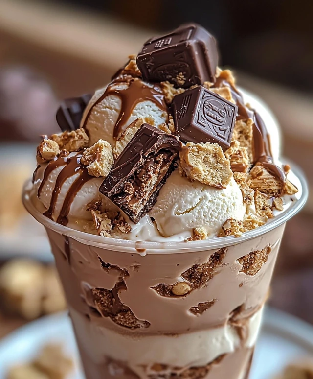 Snickers Reese's Cookie Dough Ice Cream