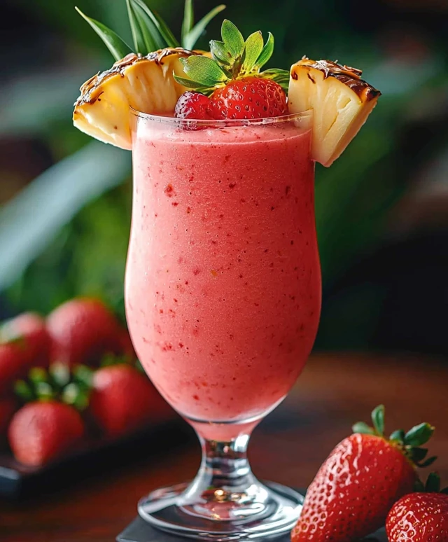 Strawberry Piña Colada Smoothie