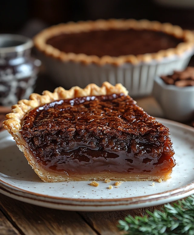 Shoofly Molasses Pie Dessert