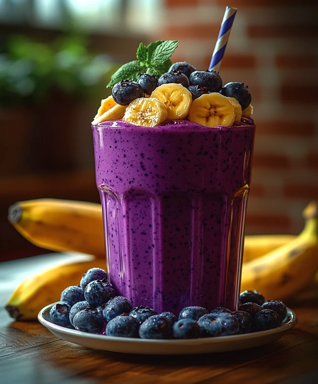 Blueberry Banana Smoothie