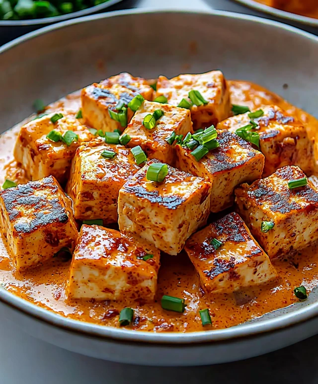 Spicy Tofu Coconut Sauce