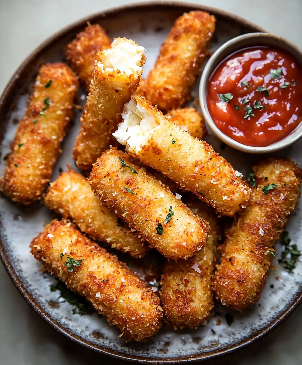 Homemade Mozzarella Sticks