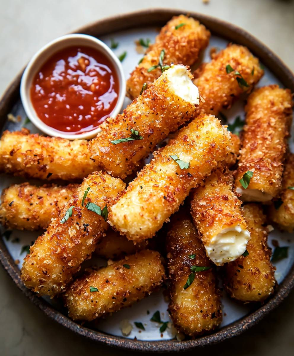 Homemade Mozzarella Sticks