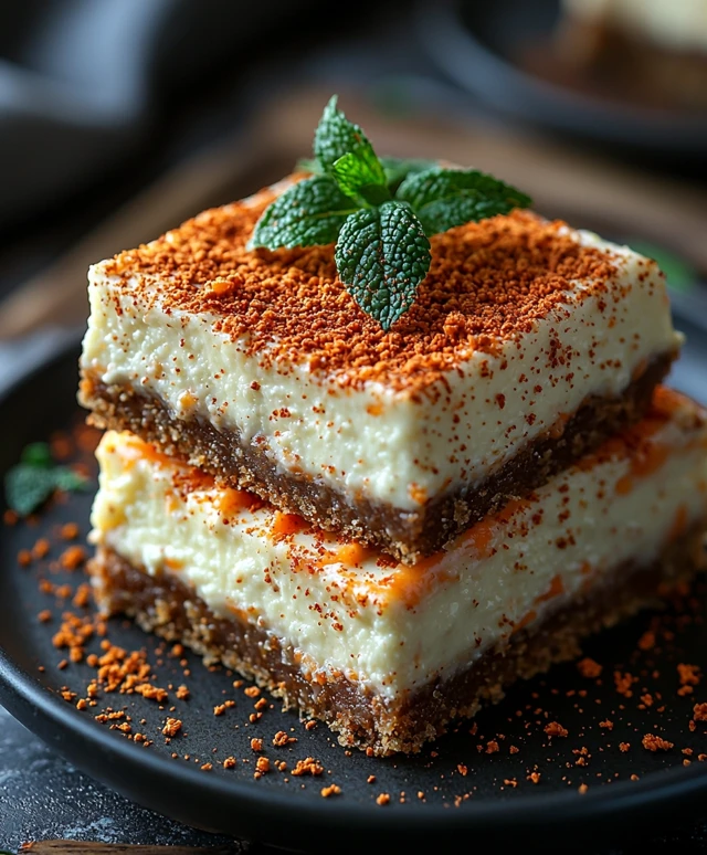 Carrot Cheesecake Bars