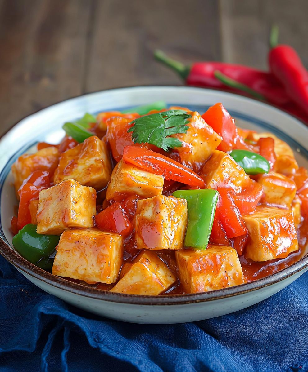 Sweet and Sour Tofu Dish