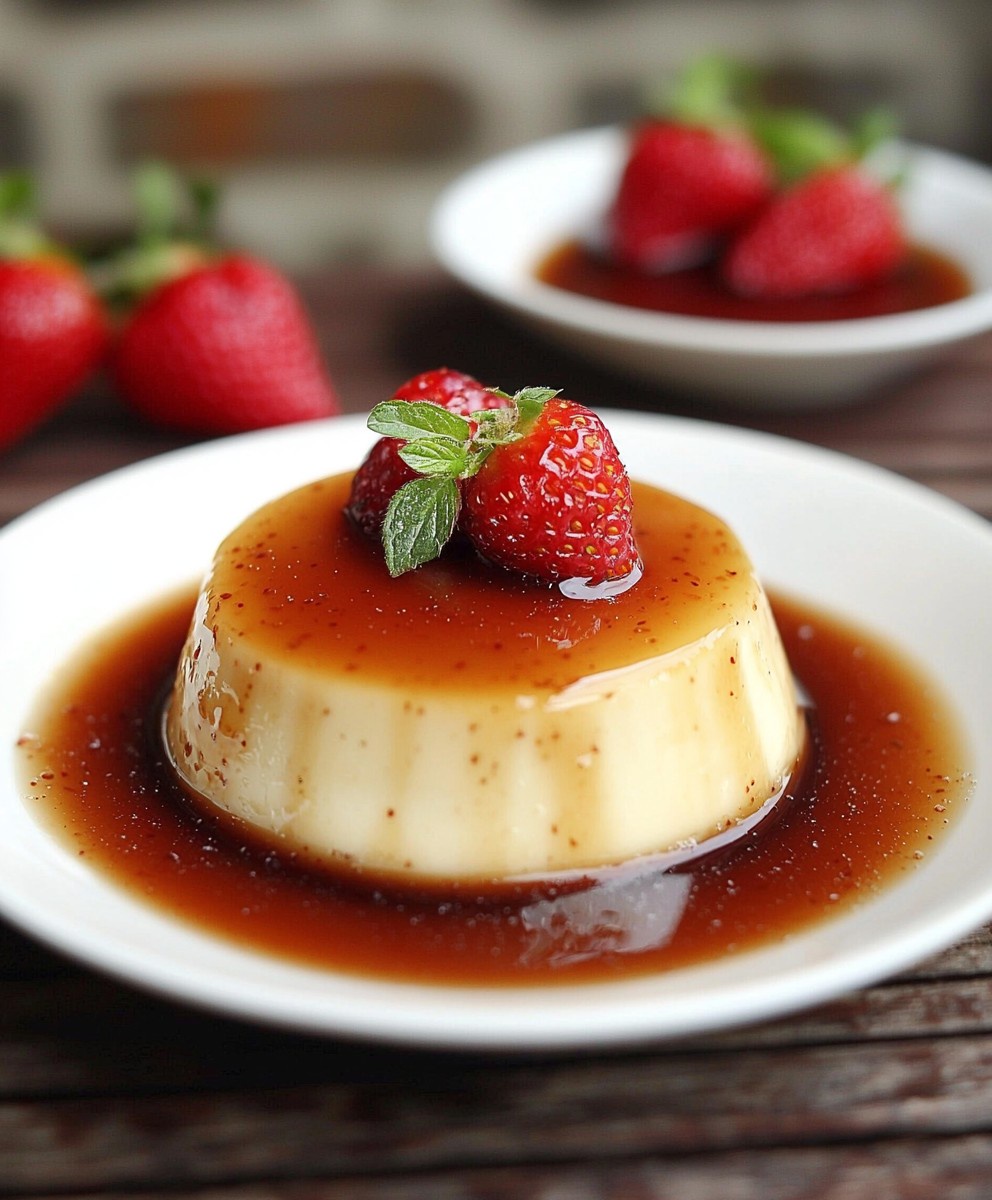 Crème Caramel Dessert