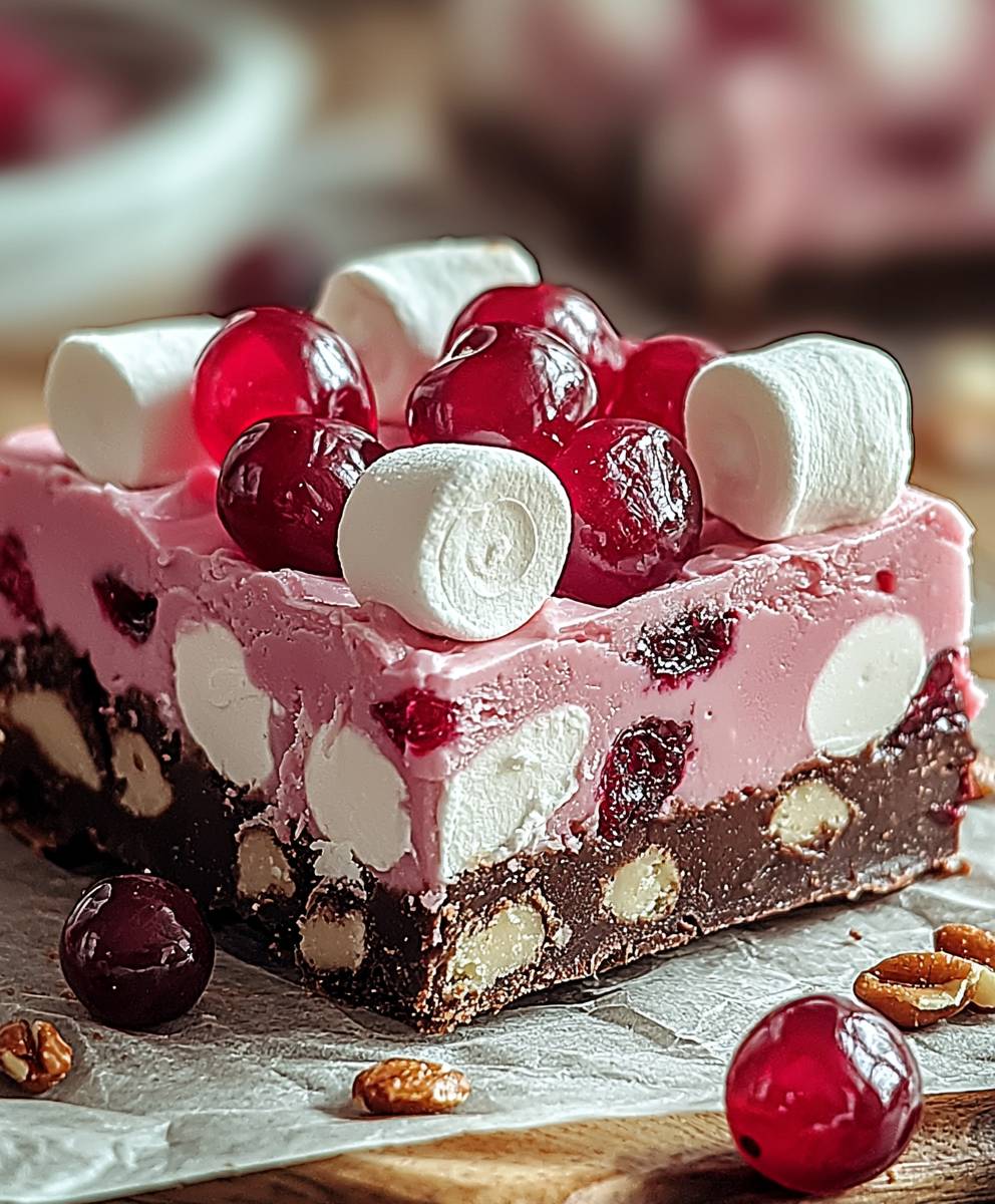 Cherry Marshmallow Fudge