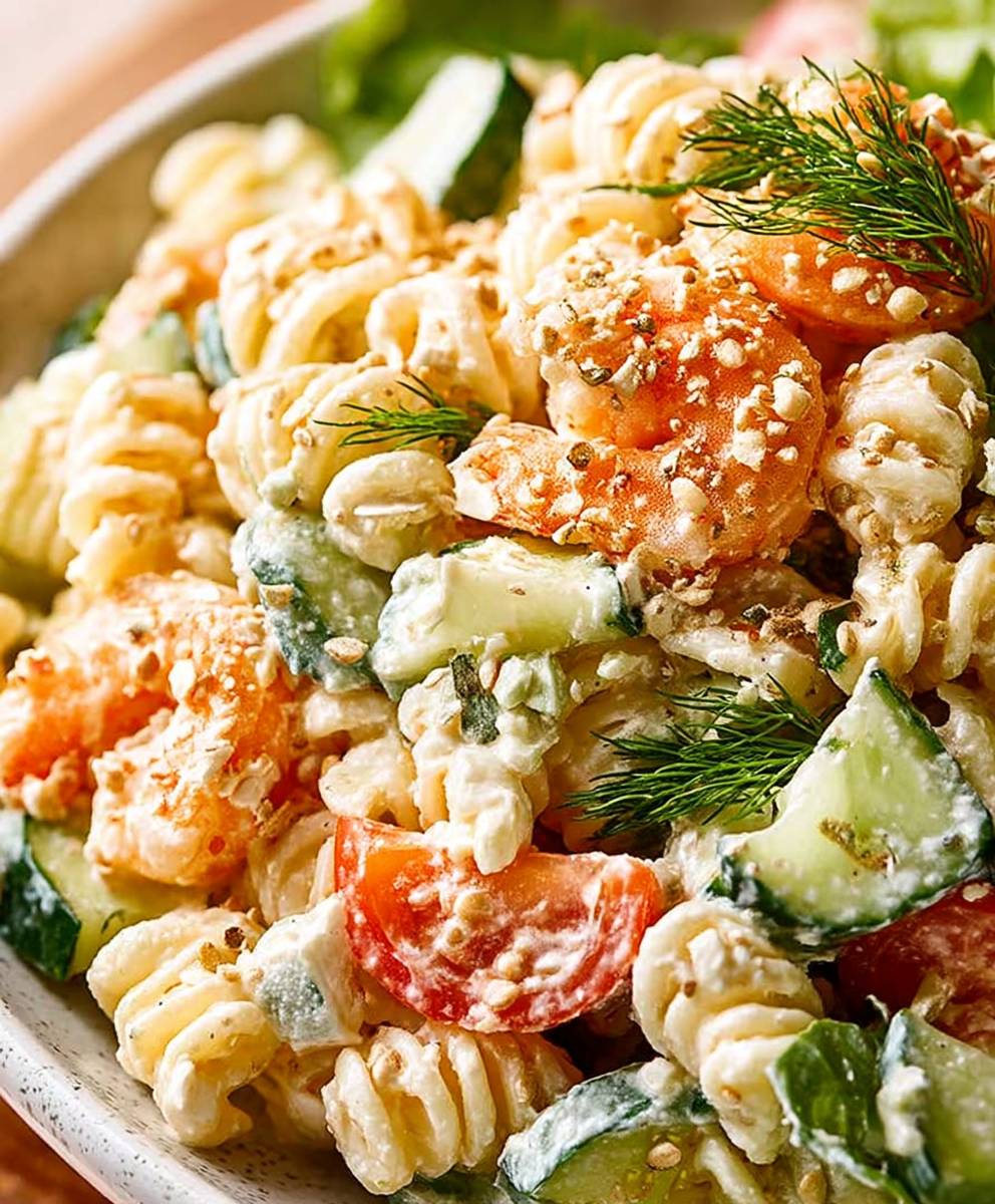 Shrimp pasta salad