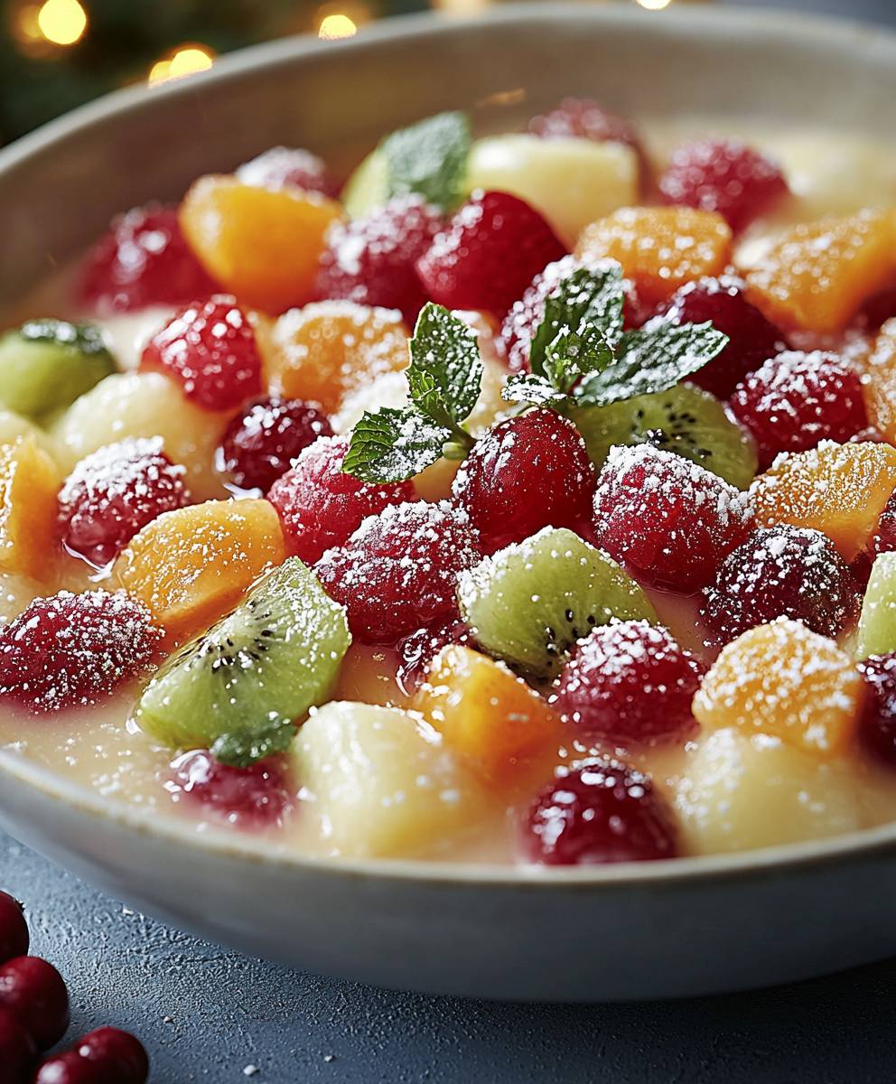 Christmas fruit salad