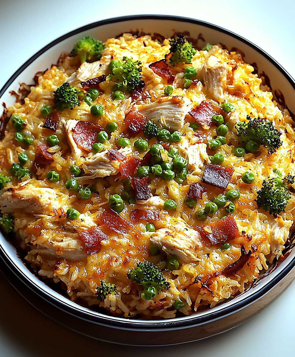 Chicken rice casserole