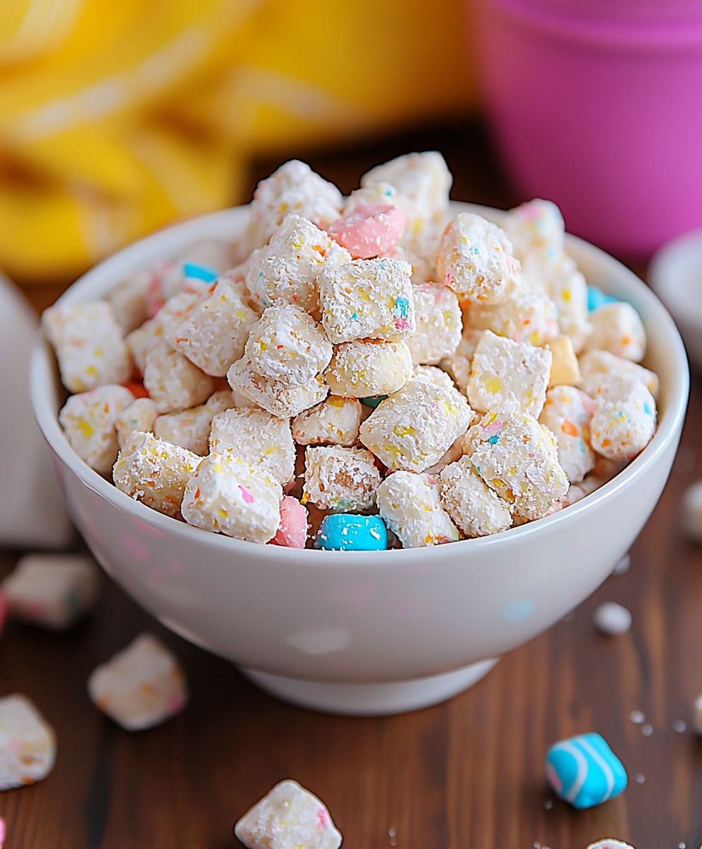 Birthday Cake Puppy Chow