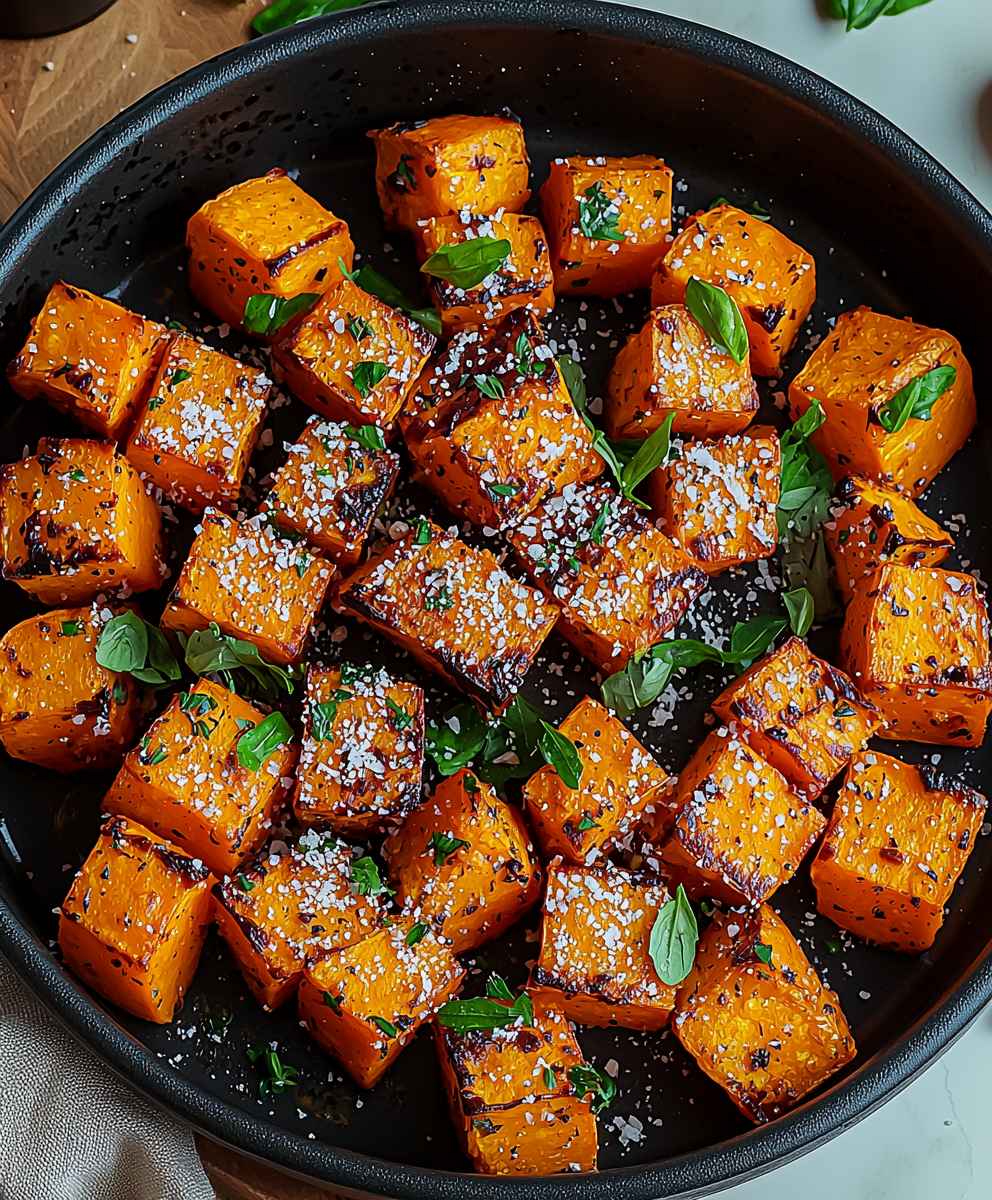 Garlic Butter Sweet Potatoes