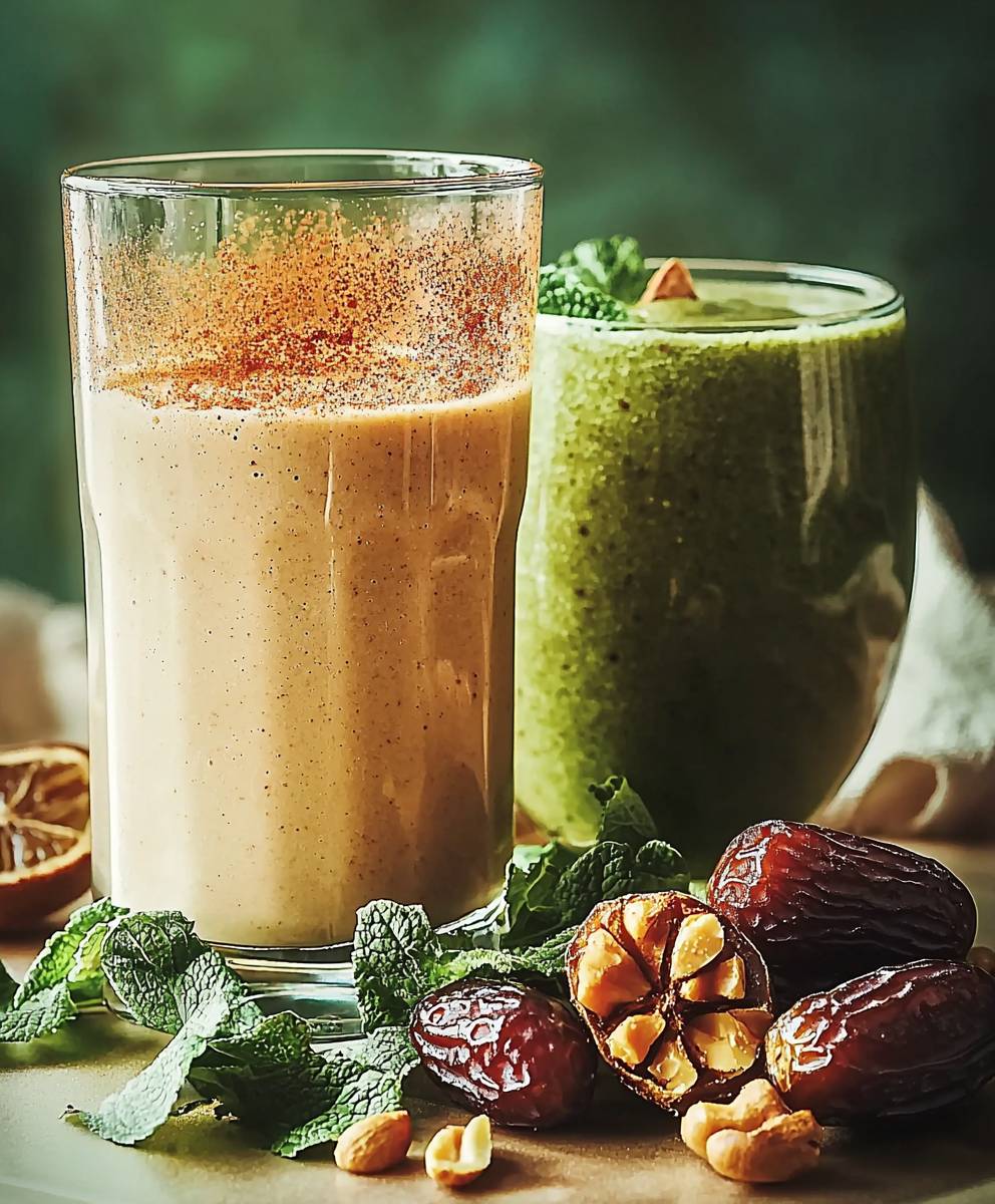Almond milk smoothie