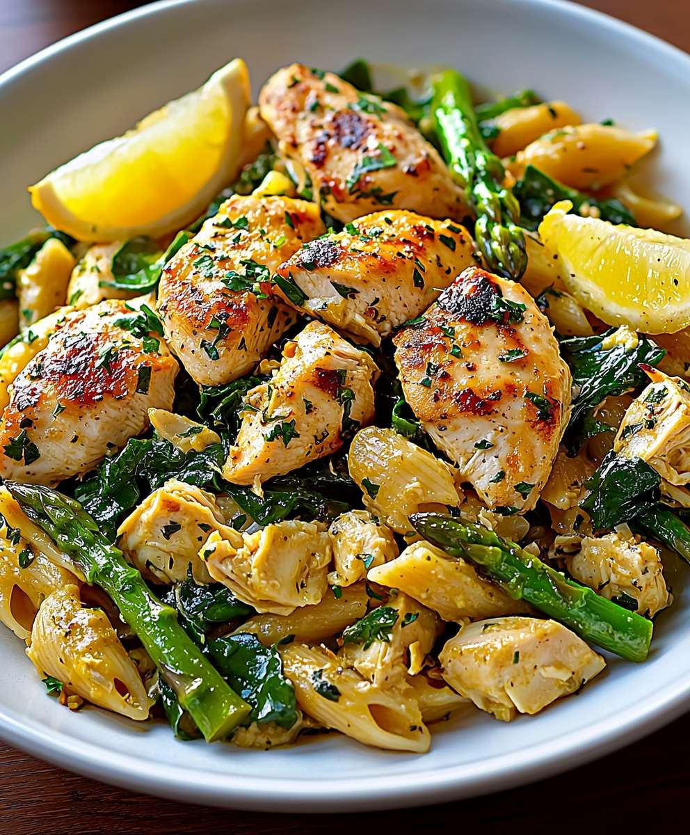 Chicken Asparagus Pasta