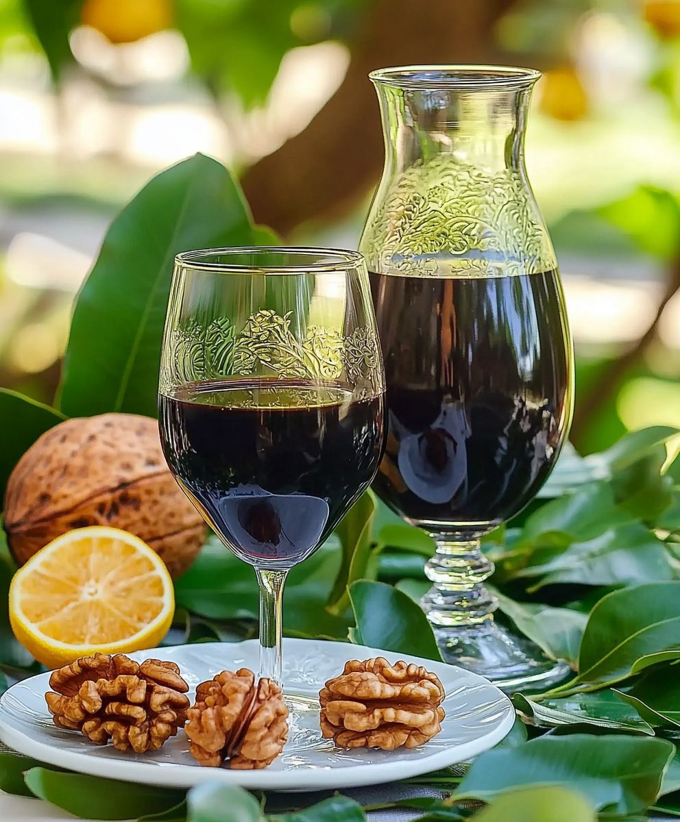 Walnut wine