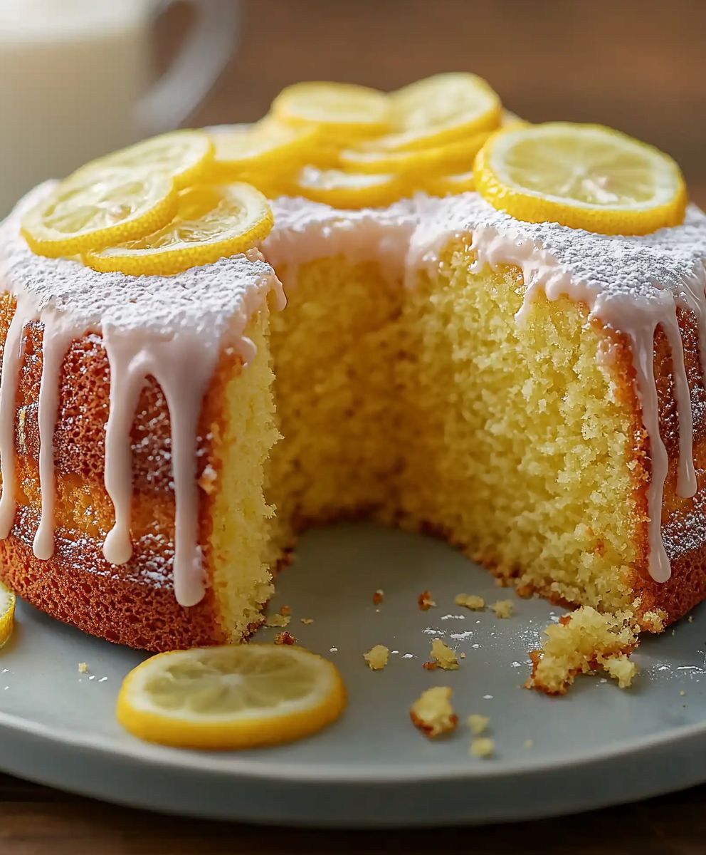 Lemon drizzle cake