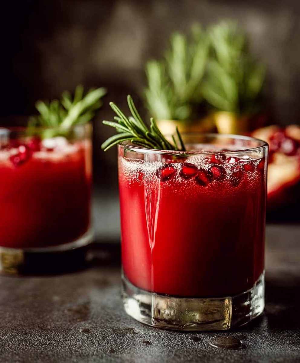Apple cider pomegranate spritzer