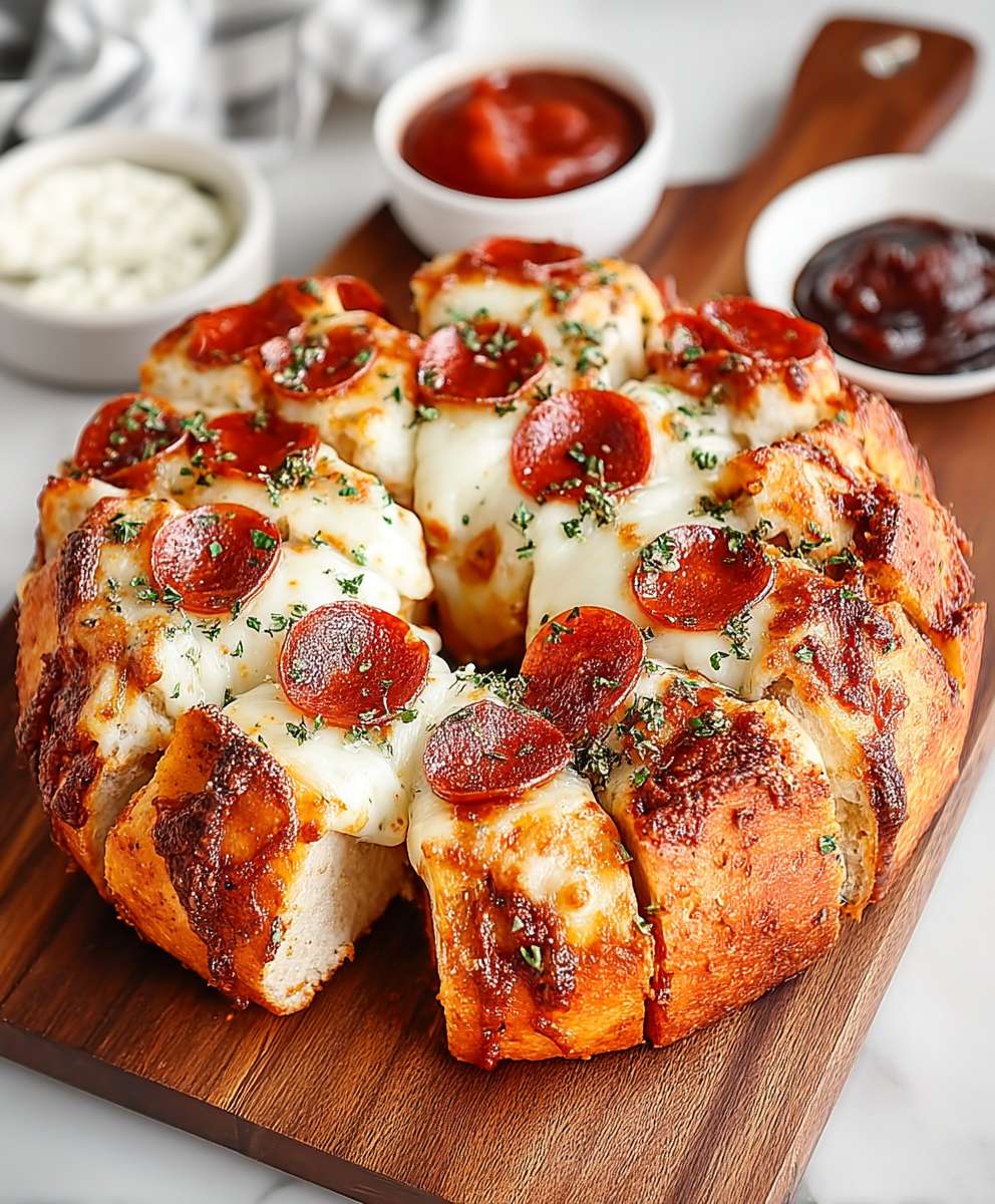 Pull Apart Pizza Bread