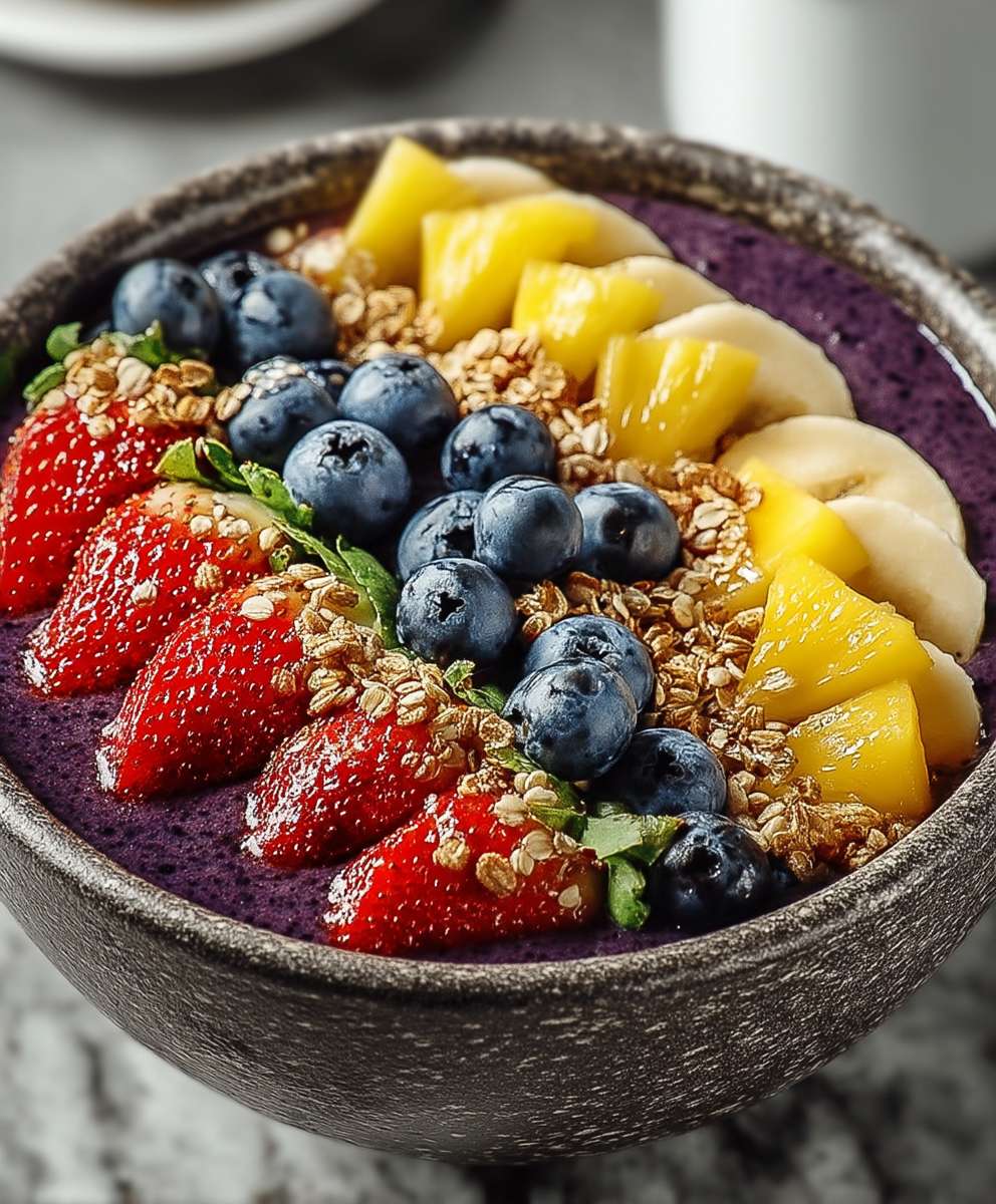 Healthy acai bowl