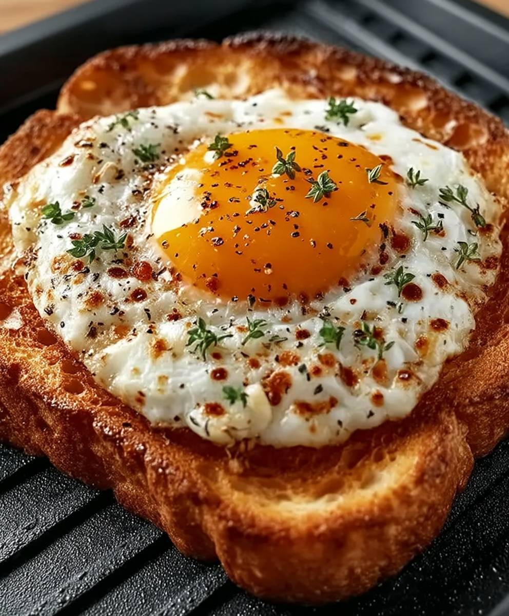 Air Fryer Egg Toast