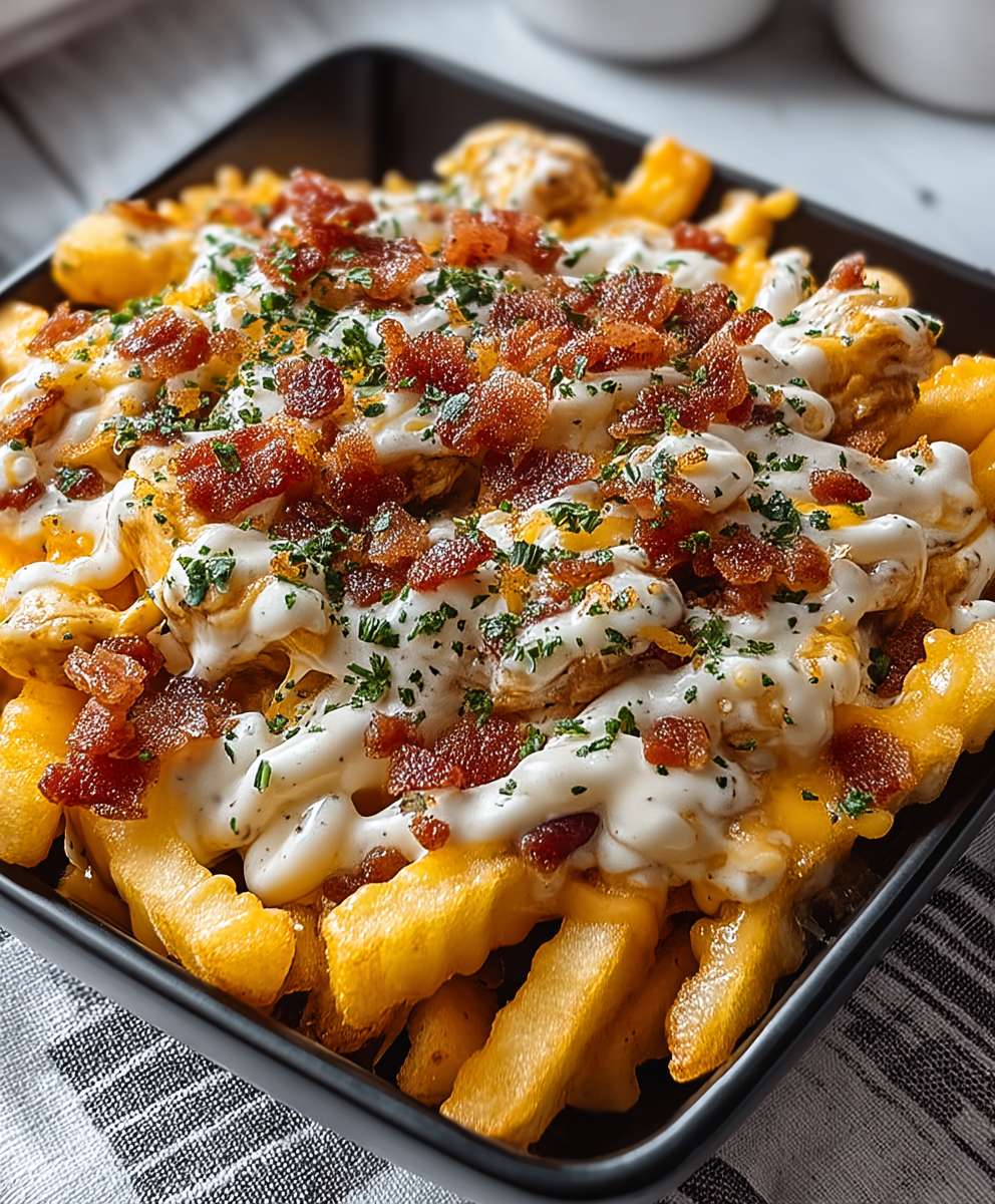 Chicken Bacon Ranch Fries