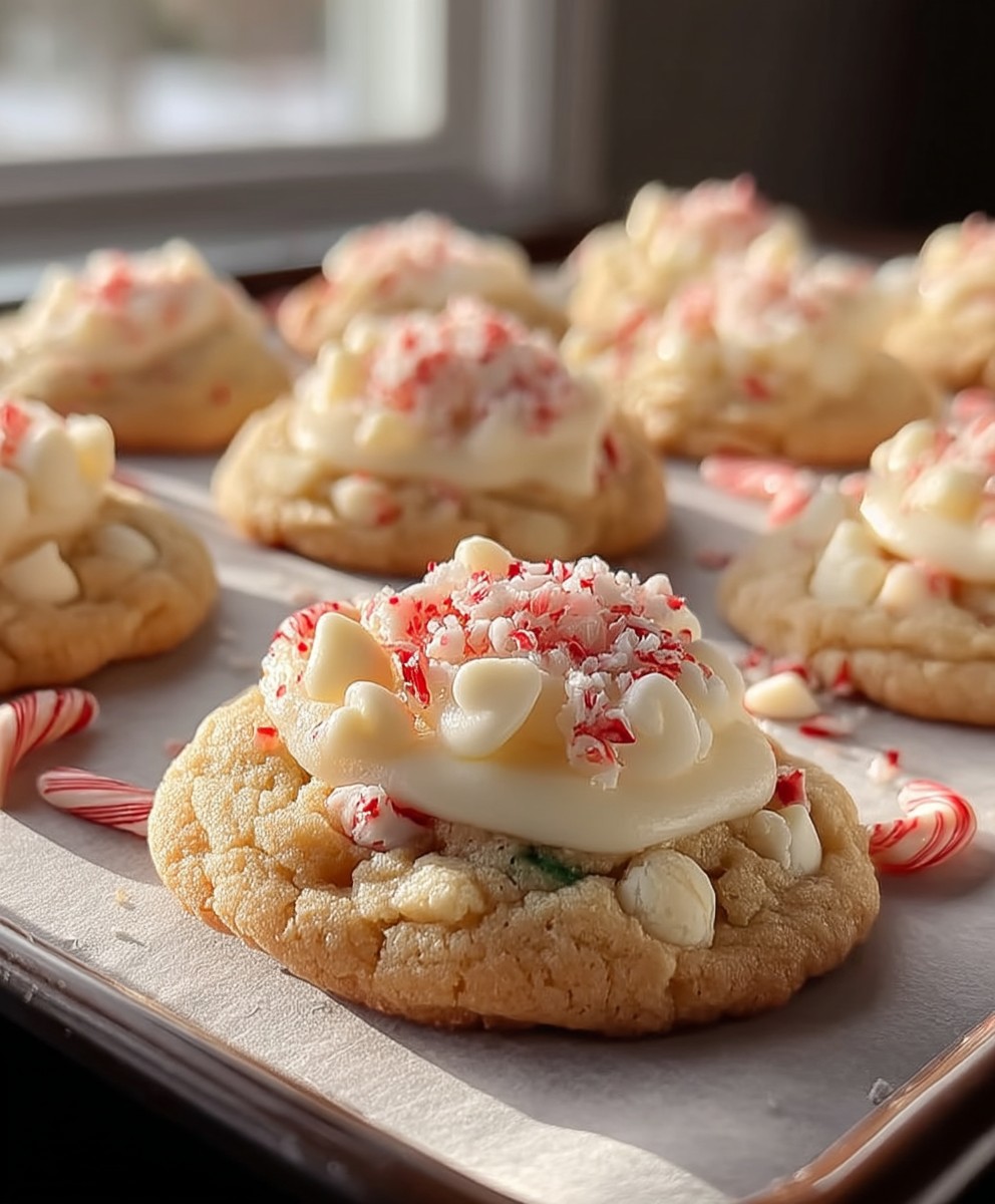Christmas cane cookies
