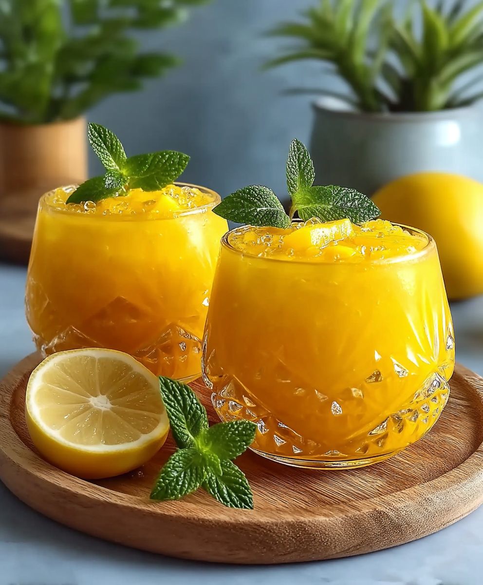 Mango Lemonade Homemade