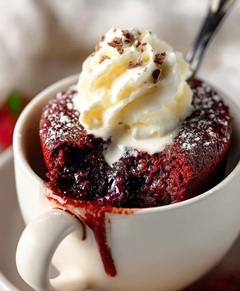 Red Velvet Mug Cake