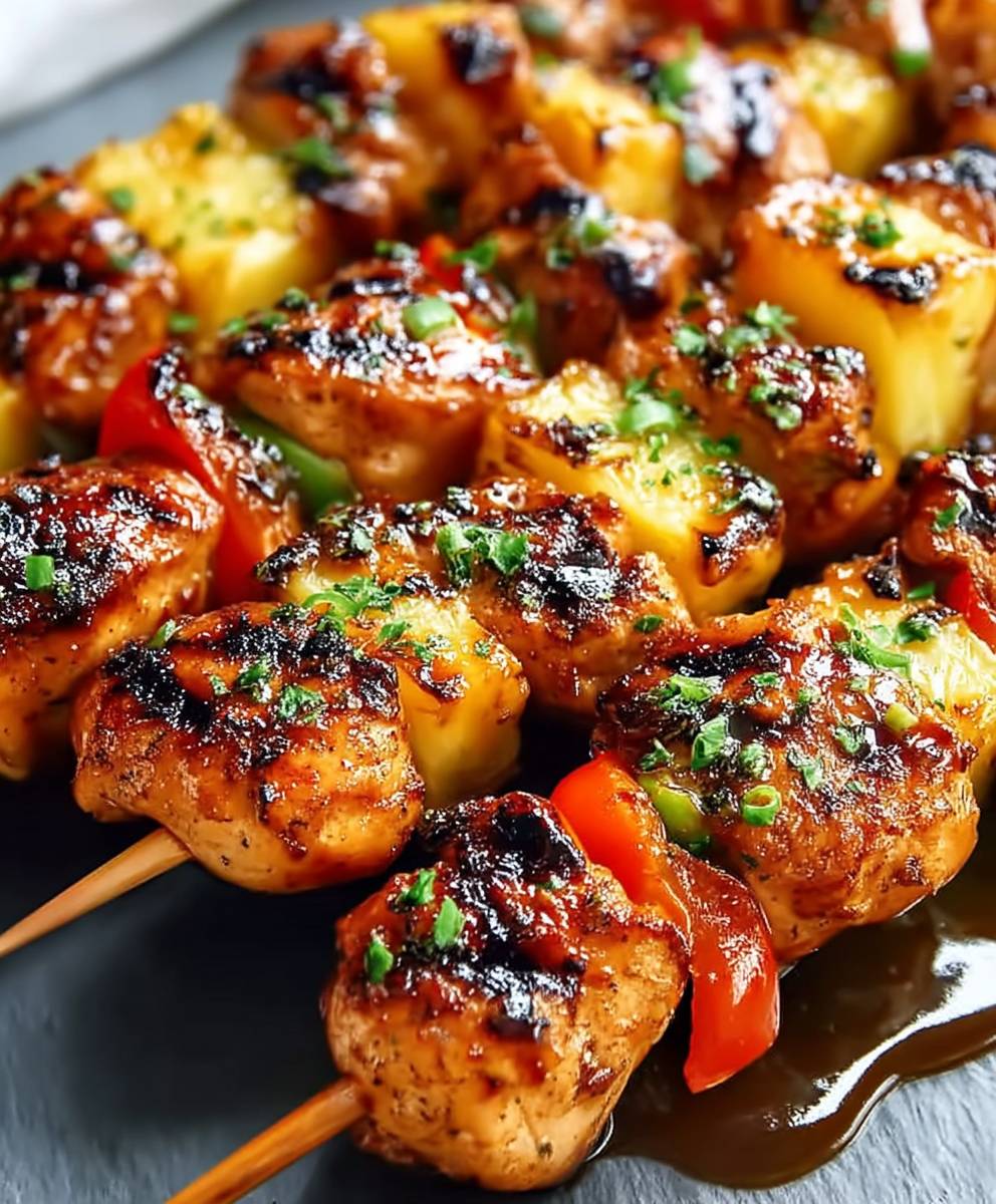 Pineapple Chicken Kabobs