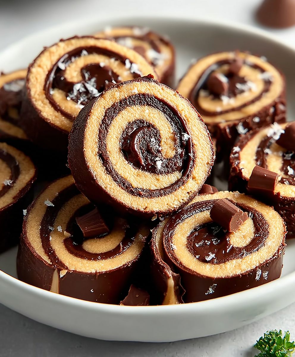 Chocolate Peanut Butter Pinwheels