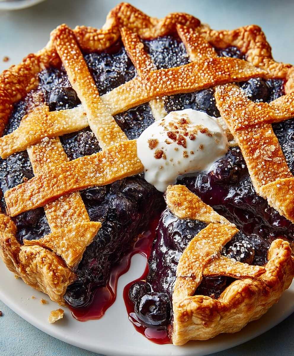 Blueberry pie filling