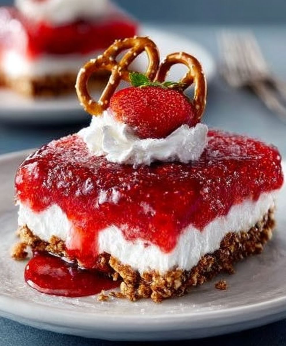 Strawberry Pretzel Salad