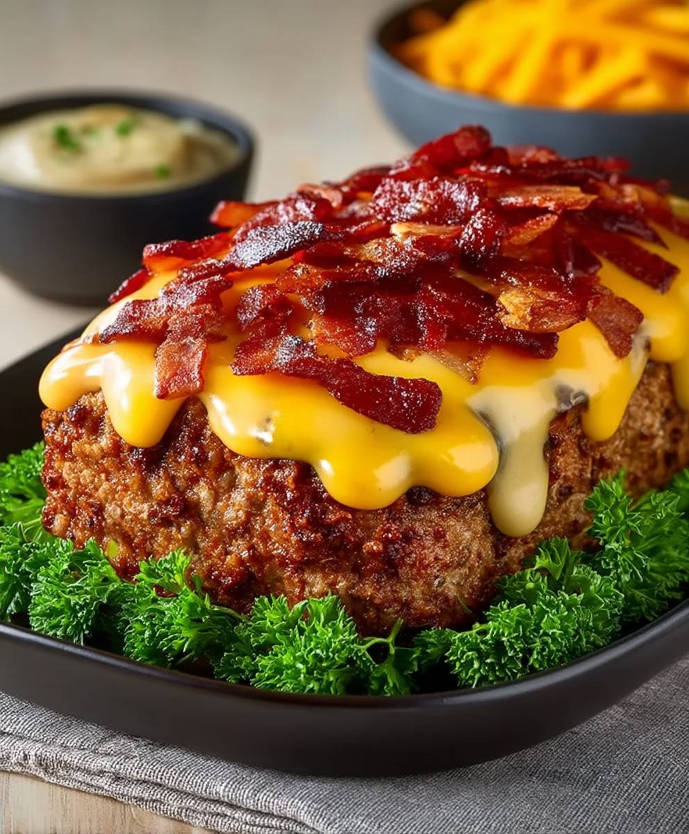 Bacon cheeseburger meatloaf