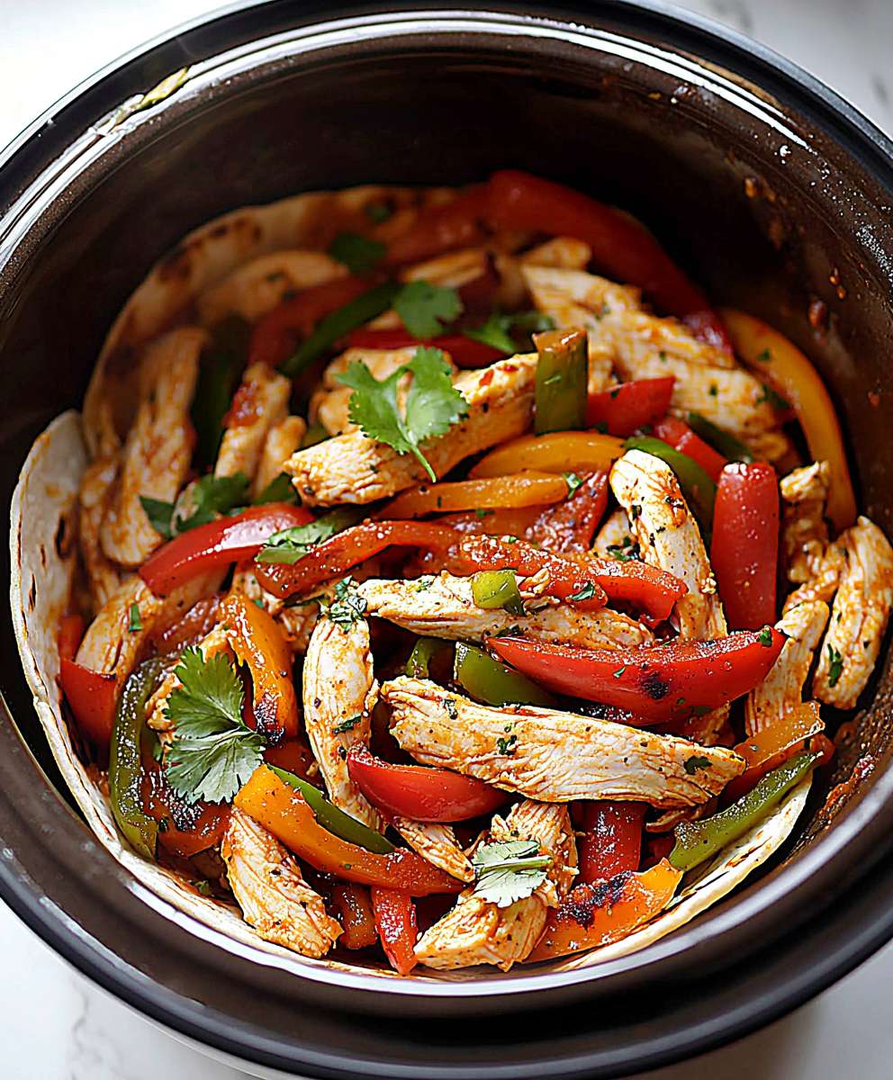 Slow Cooker Chicken Fajitas
