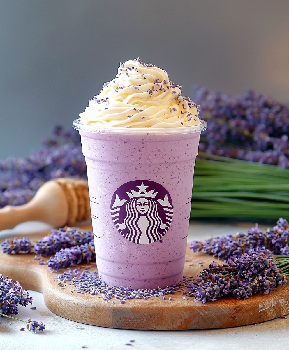 Lavender Creme Frappuccino