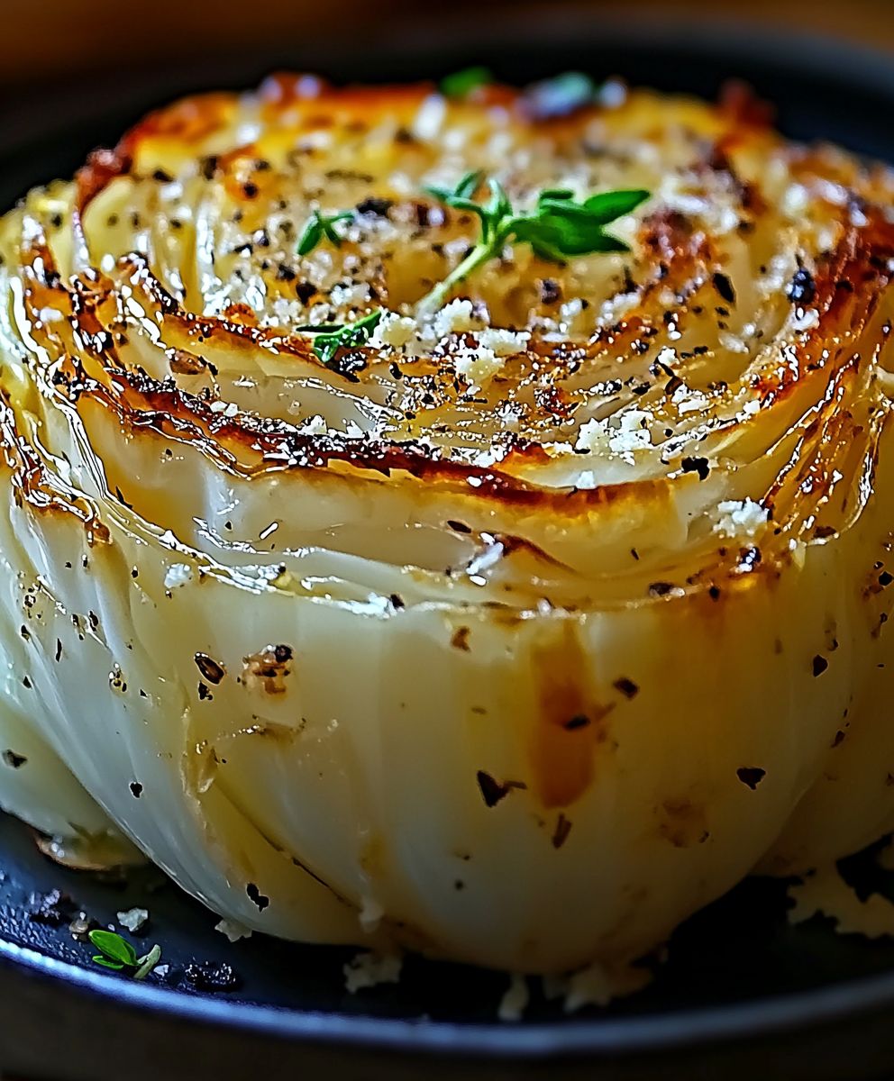 Garlic Parmesan Cabbage