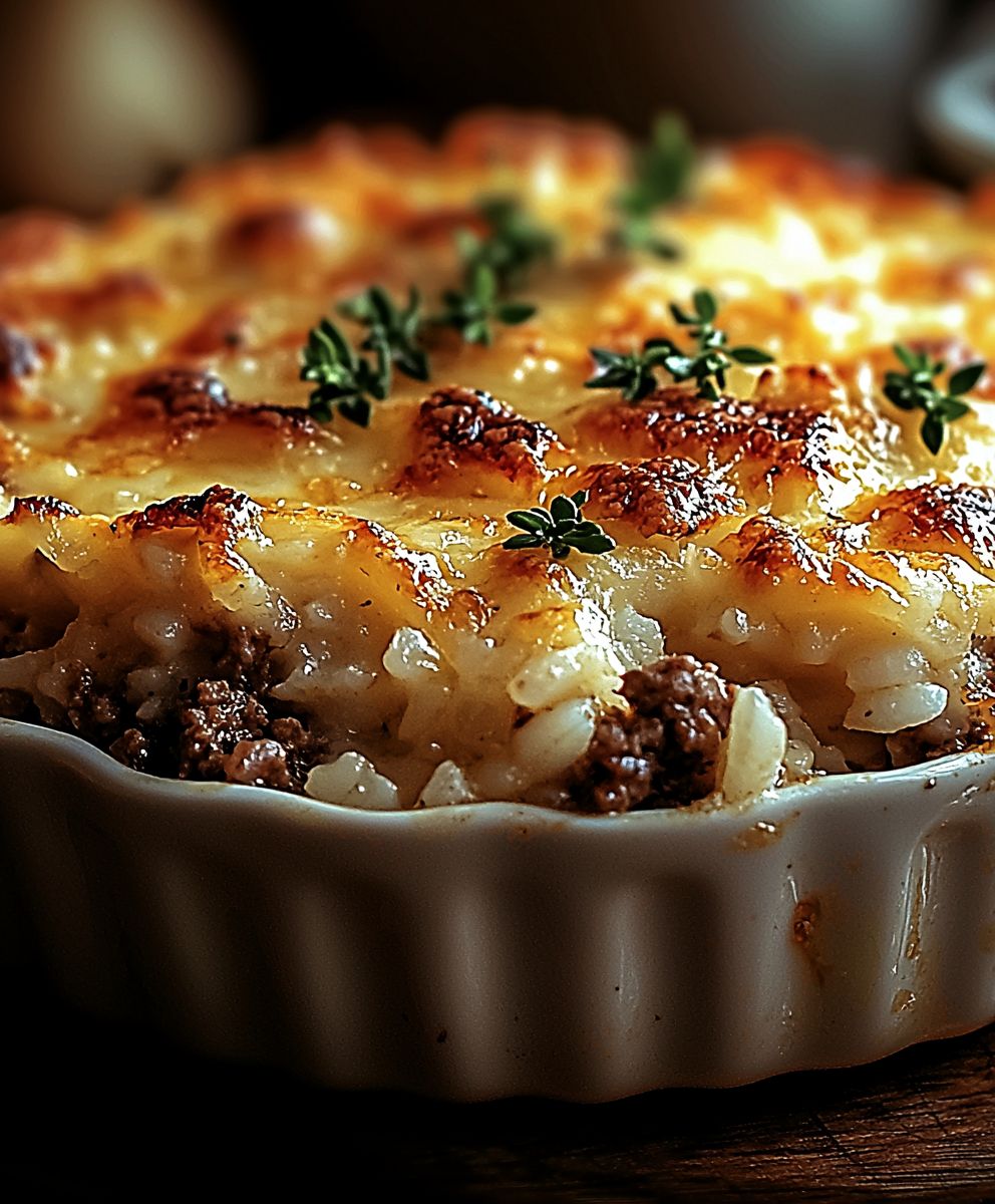 French Onion Beef Casserole