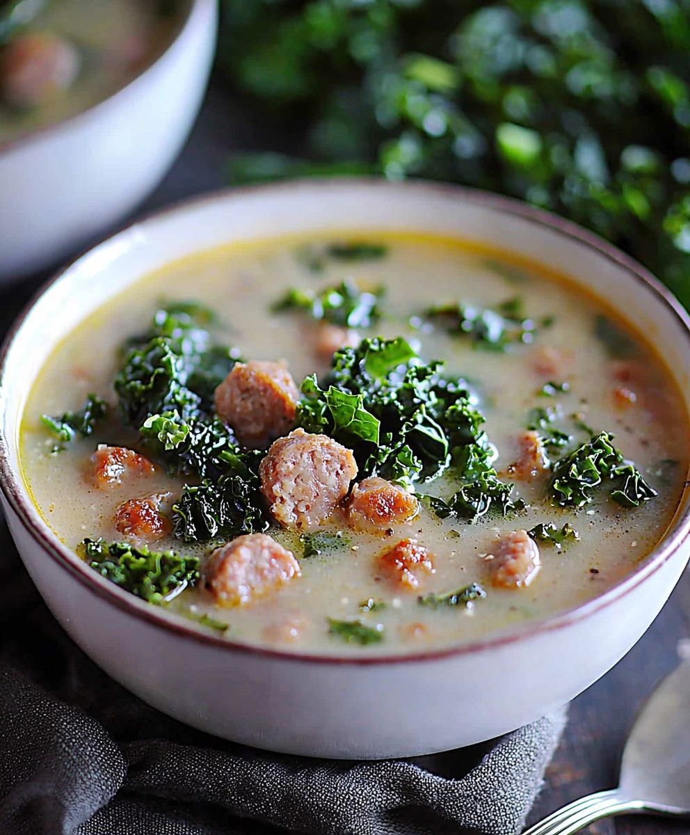 Sausage kale soup