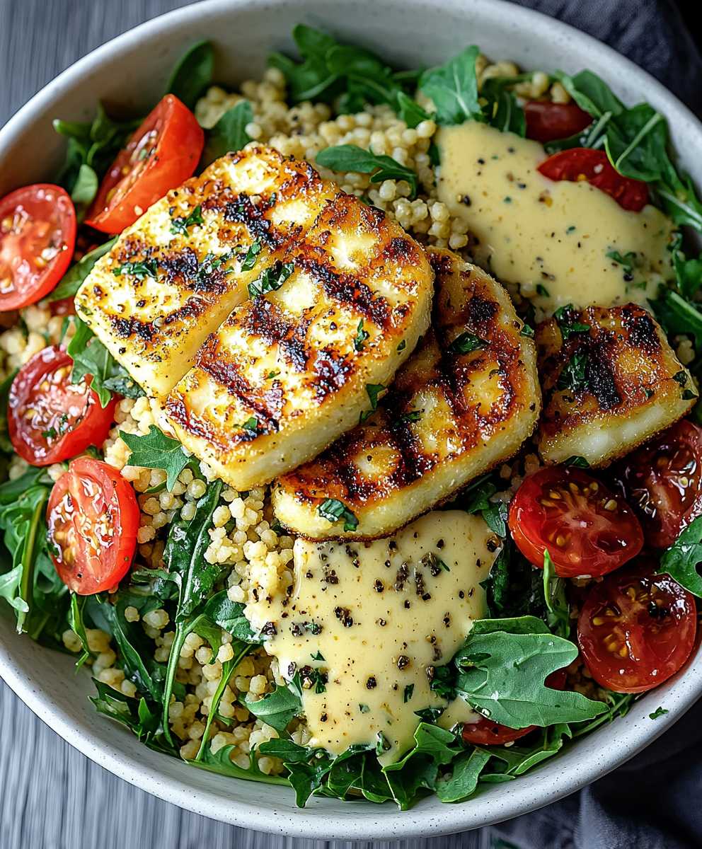 Halloumi Couscous Salad