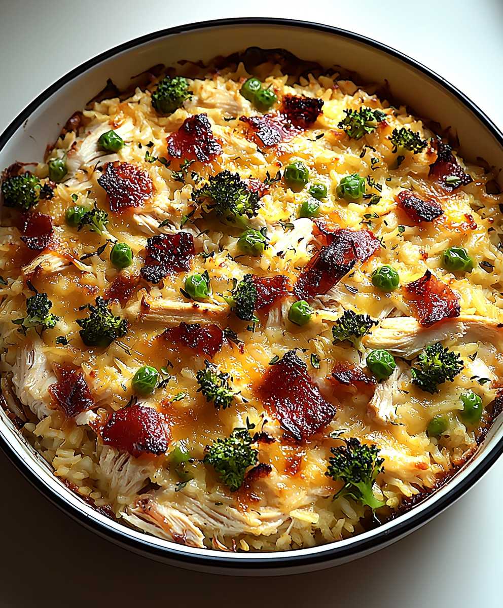 Chicken rice casserole