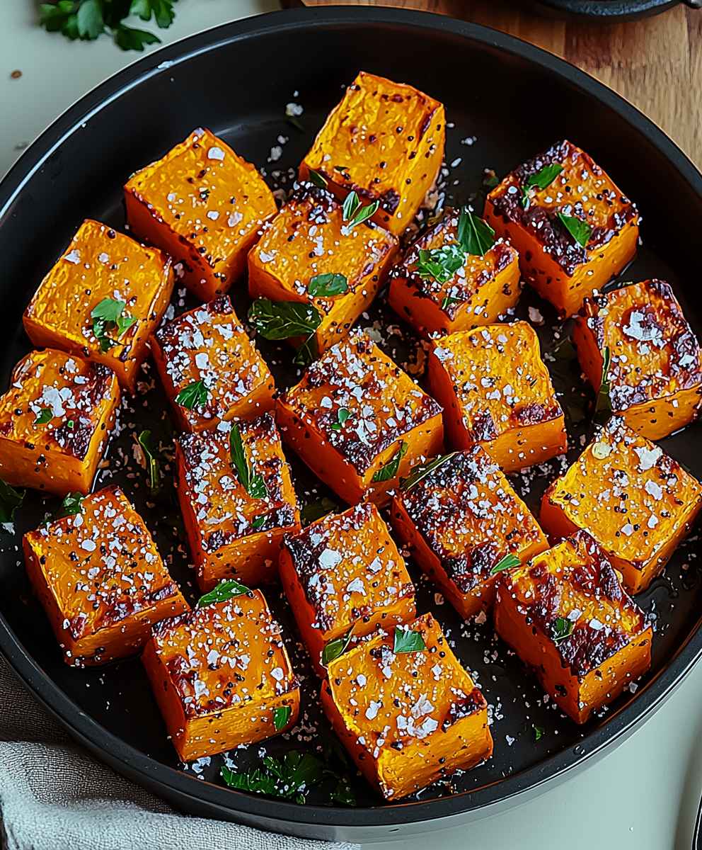 Garlic Butter Sweet Potatoes