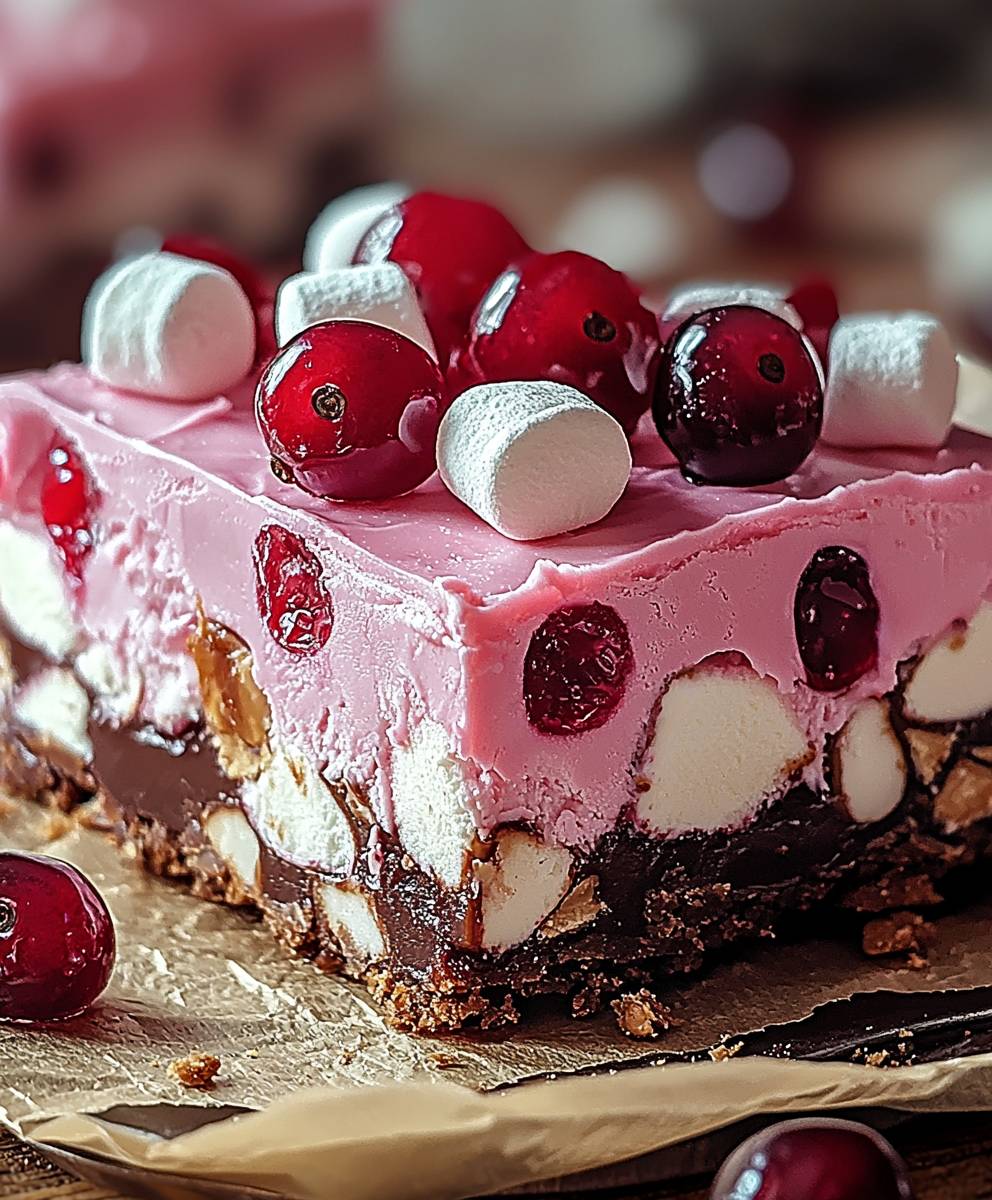 Cherry Marshmallow Fudge