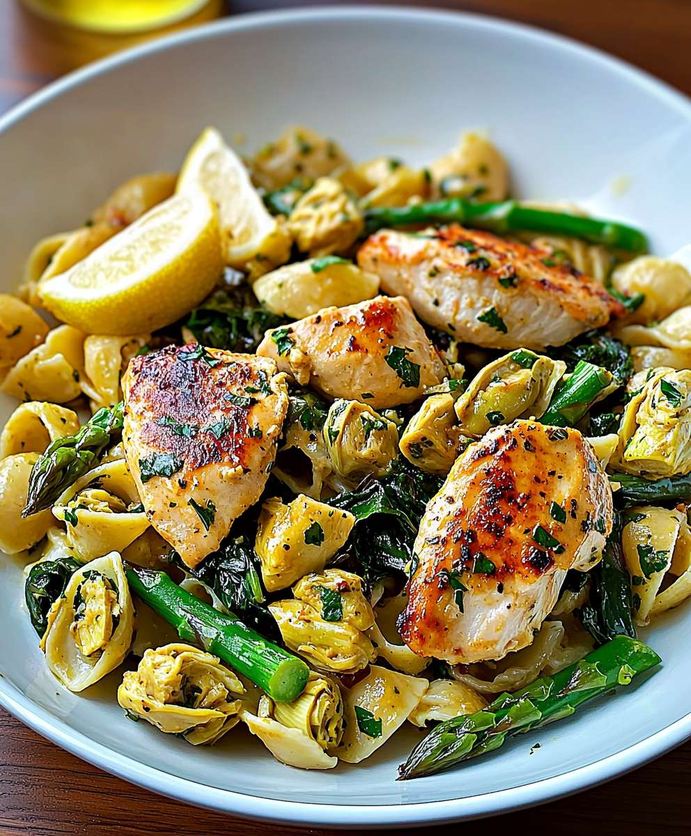 Chicken Asparagus Pasta
