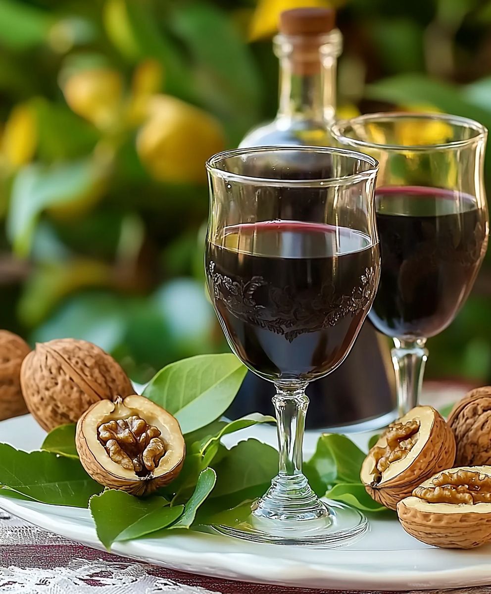 Walnut wine