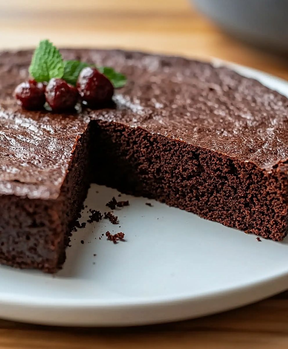 Flourless chocolate cake