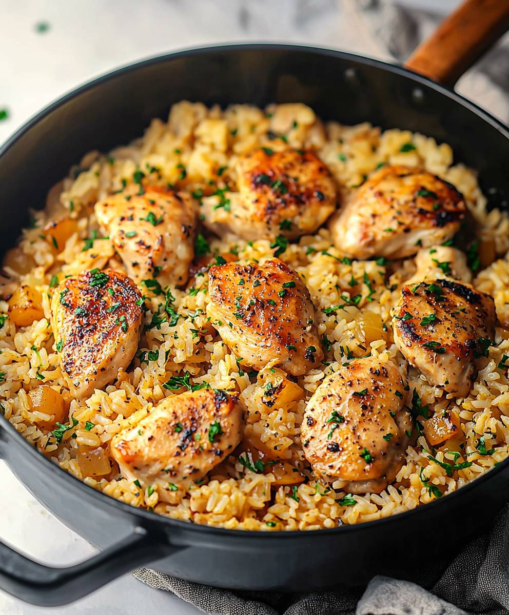 Chicken and rice pilaf